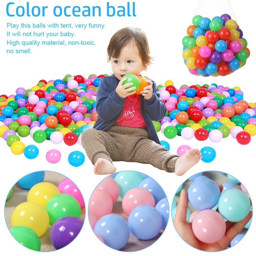 Baby Children Toys Plastic House Outdoor Ocean Wave Ball Air Balloons Water Pool Sport Ball