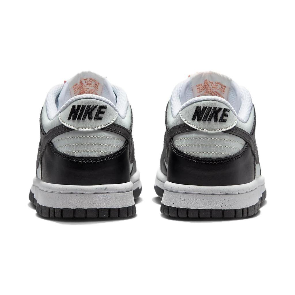 Nike Dunk Low GS Black Bright Mandarin Kids Sneakers Light-Silver Medium-Ash FN7784-001