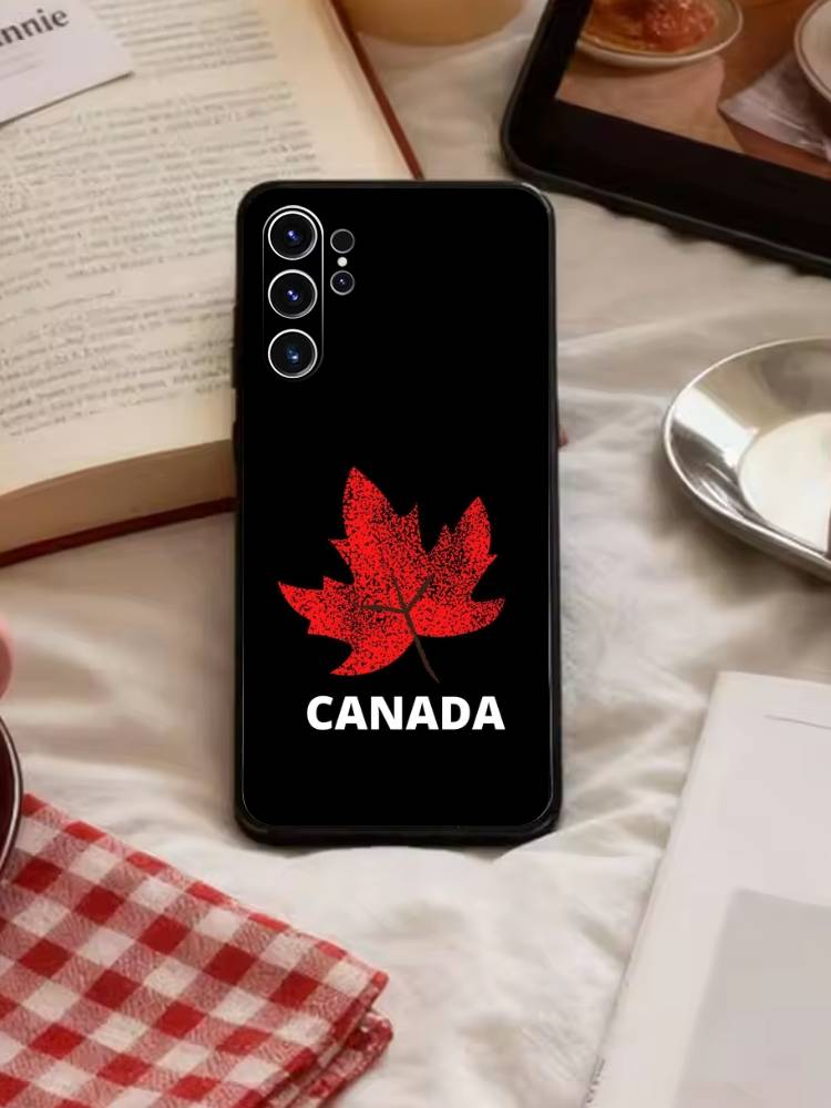 CANADA Phone Case For Samsung S26,S25,S24,S23,S22,S21,S20,Plus,Fe,Lite,Others Black Cover