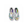 Crayola X Vans Authentic Series Повседневные Граффити Низкие Детские Кеды для Скейтбординга Детские кроссовки Белый Черный VN0A3UIVARE