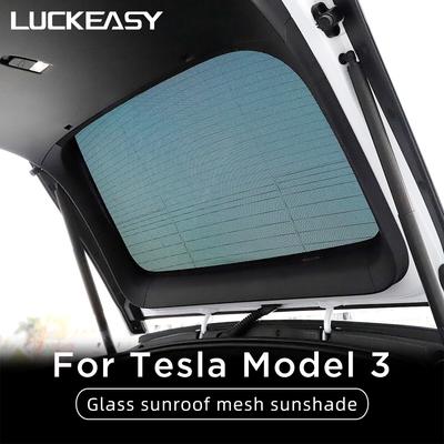 Для Tesla Model3 2017-2023Обновленные солнцезащитные козырьки на стеклянную крышу, солнцезащитный козырек Model3, передний и задний люк на крыше, лобовое стекло, просвет, слепая затеняющая сетка