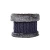 Women Men Neckerchief Warm Cold Weather Outdoor Yarn Scarf Plush Thicken Comfortable Neck Warmer Dressing Decoration Hat