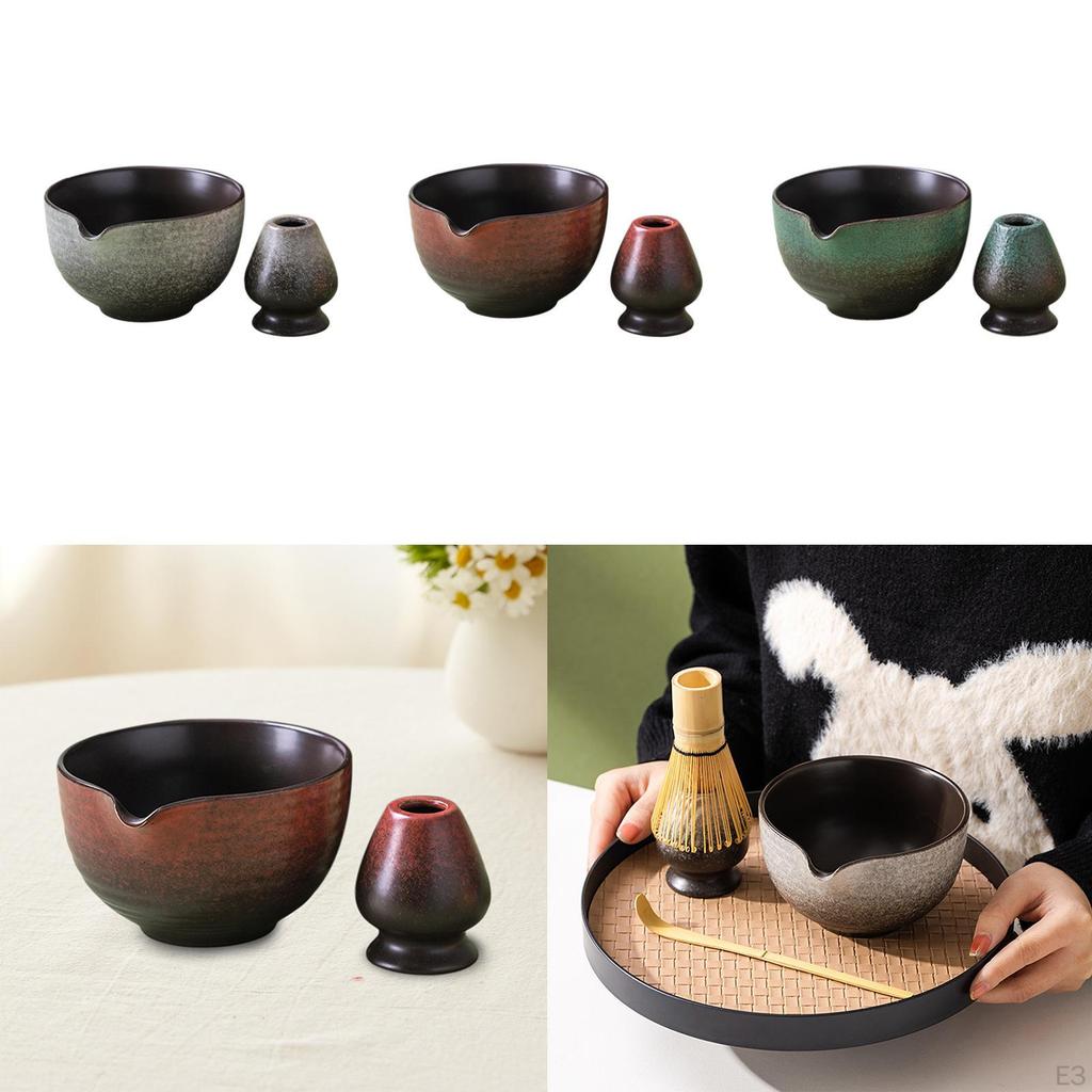 Японская миска для матча с венчиком, керамическая чашка объемом 430 мл для офиса, спальни