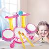 1 Set Baby Drum Set Toys Abs Plastic Drum Set for Children Safe Stimulating Kids' Drum Toy Set Educational Toy Learning Gifts