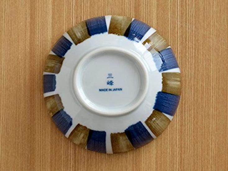 Столовая посуда East Medium Bowl 13.6см Blue Brown Sabi Tokusa