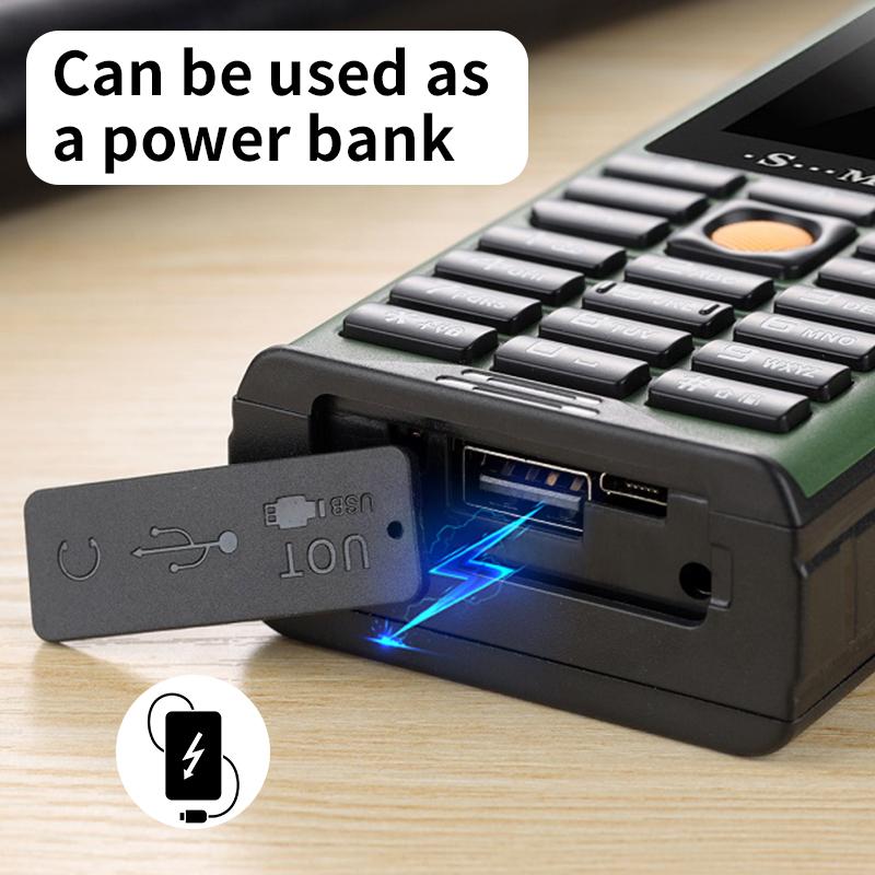 Уличный мобильный телефон Dianba с четырьмя картами, четыре режима ожидания, может вытягивать антенну, сильный сигнал, кнопка, функция машины