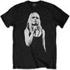 Футболка Дебби Харри Открытый Микрофон Blondie Логотип Группы Новая Официальная Мужская Черная