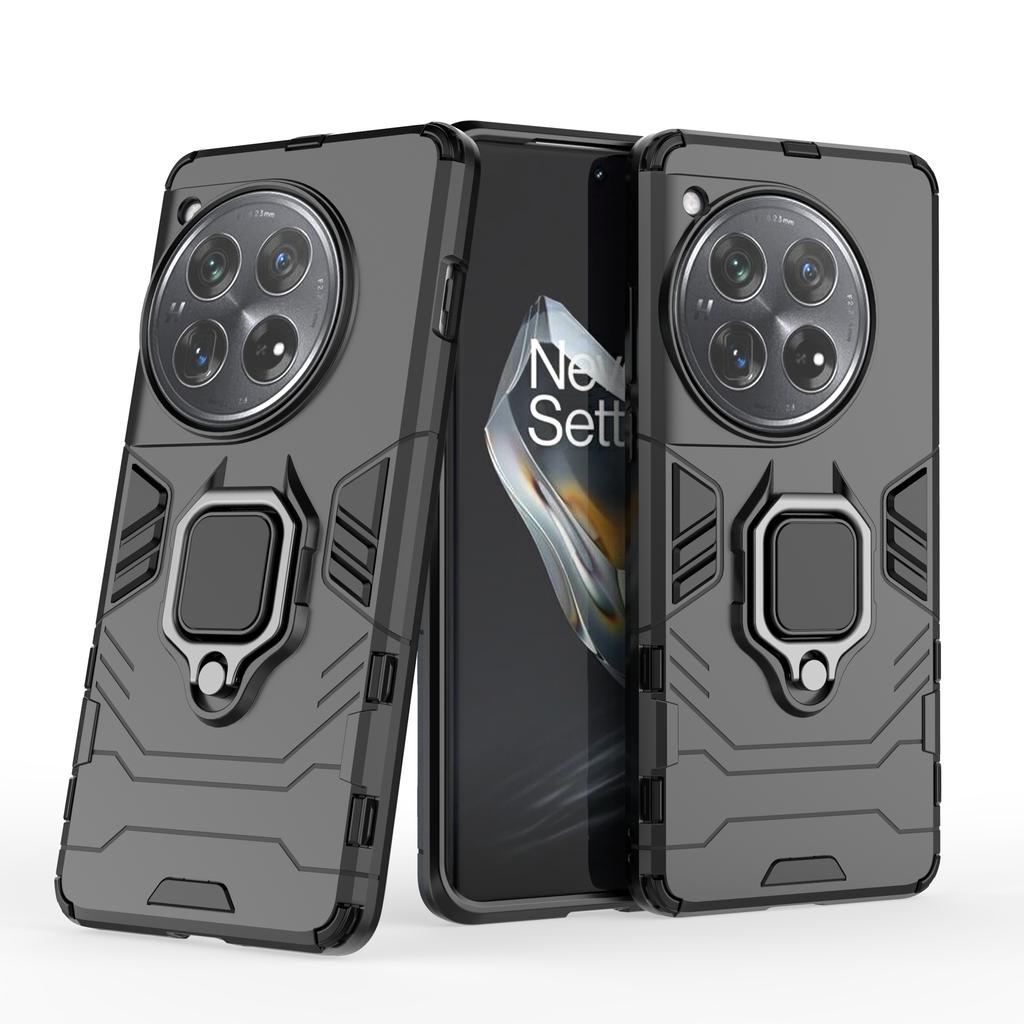 Ударопрочный чехол Armor для OnePlus 12 11R 10T 9R 9RT 8T 7T 6T Pro 5G бампер металлическое кольцо подставка задняя крышка