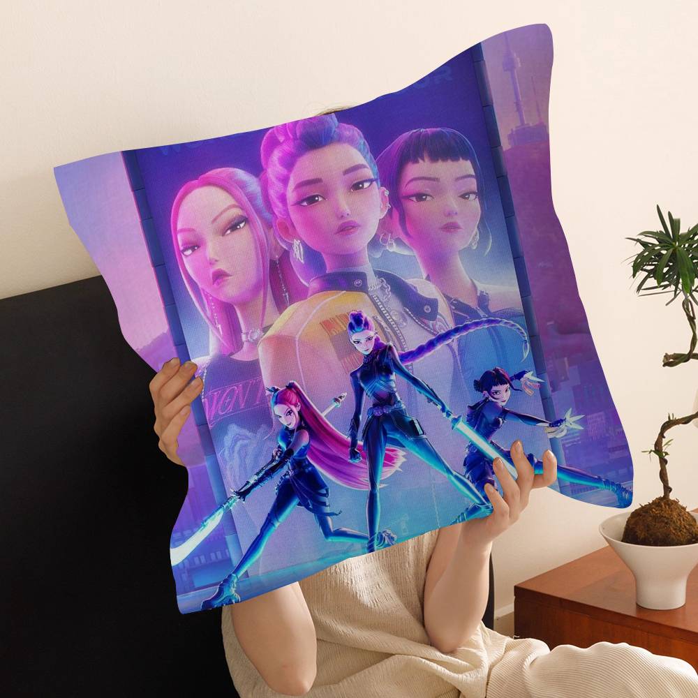 Op-Мультфильм K-Pop Охотники на демонов Кленовый дизайн Наволочка Счастливый осенний урожай декор Праздничный декор Наволочка