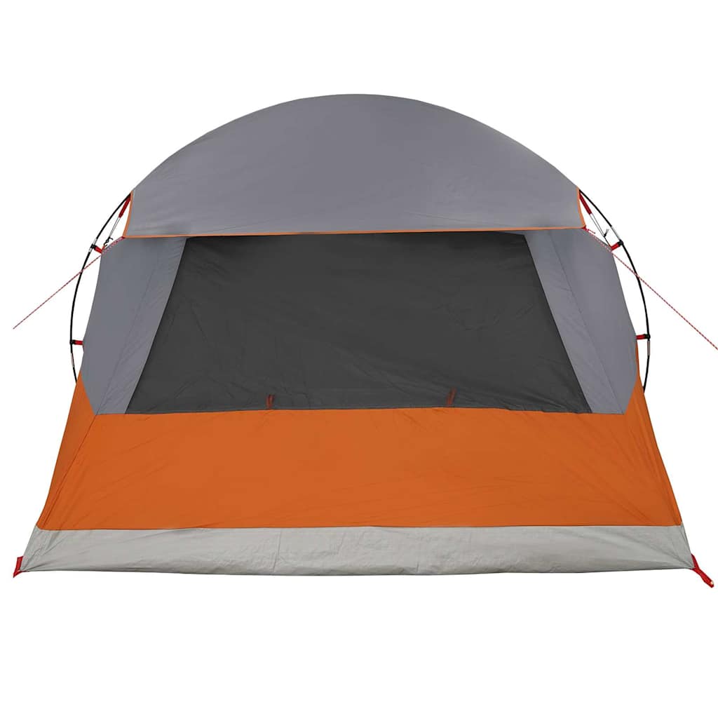 4 Person Dome Tent in Gray and Orange 455 x 252 x 178 cm