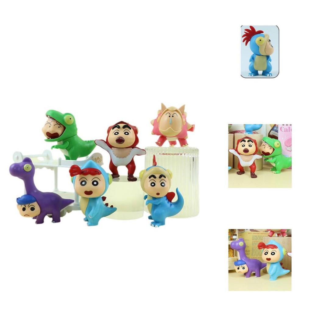 High Quality Crayon Shinchan Dinosaur Themed Action Figures For Collectors And Kids
