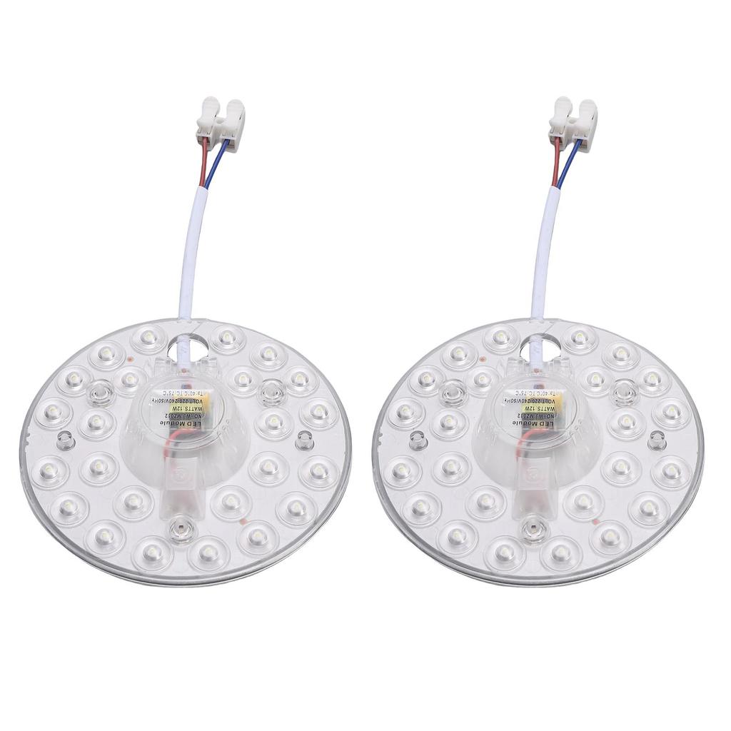 2PCS Ceiling Light Replacement Board 12W Aluminum Magnetic LED Ceiling Light Panel Retrofit for Pendant Light Wall Light
