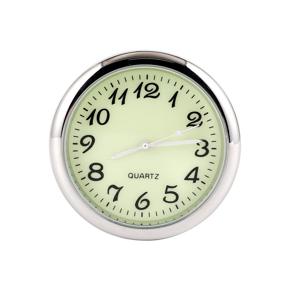 4cm Diameter Electronic Quartz Car Clock with One Click Start Creative Car Accessory