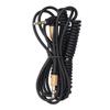 Headphone Male To Male AUX Coiled Cord Headset 3.5mm O Spring Cable Replacement