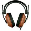 [Обычная модель] Полуоткрытые динамические стереонаушники FOSTEX RP T60RP из африканского красного дерева. Оснащены полностью управляемыми драйверами с плоской диафрагмой.