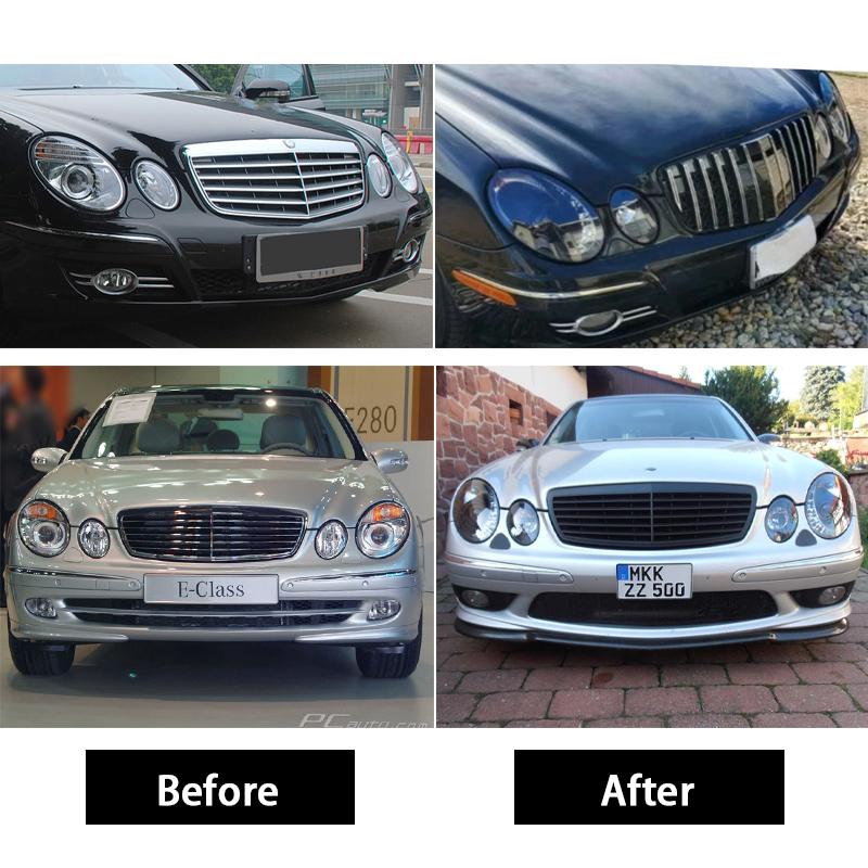 Решетка переднего бампера GT Panamericana для 2003-2008 Mercedes E Class W211 S211 E200 E230 E240 E270 E280 E320 E350 E420 E400 E500