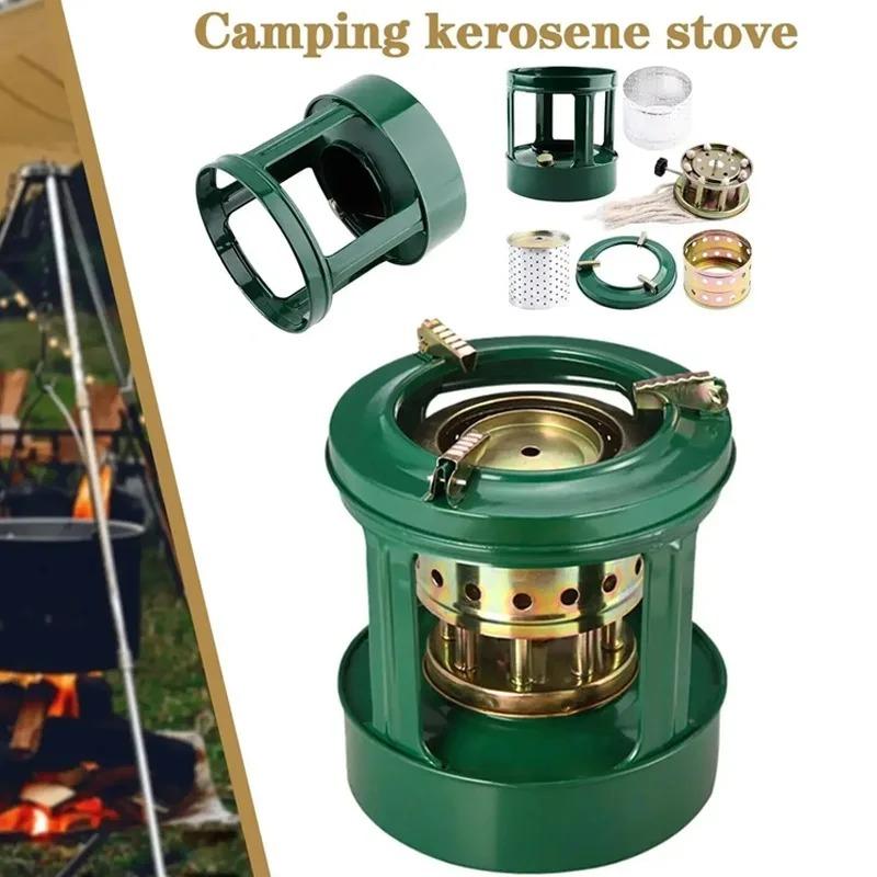 Outdoor Portable Kerosene Stove Windproof Burner Camping Heater Patio Picnic Cooking Stove Paraffin Kerosene Heater Safety