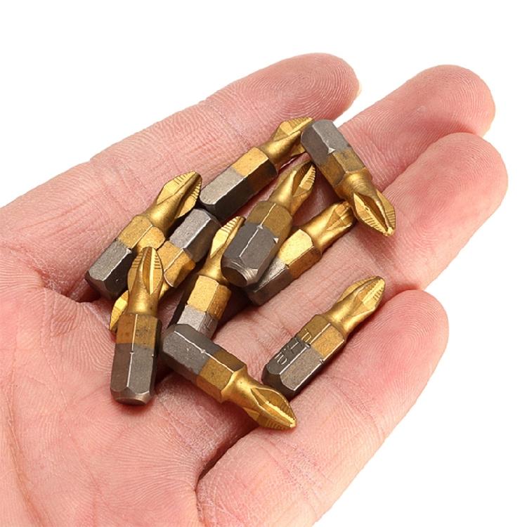 Complete 10pcs PH2 Screwdriver Bit CrossBit Set for Various Applications