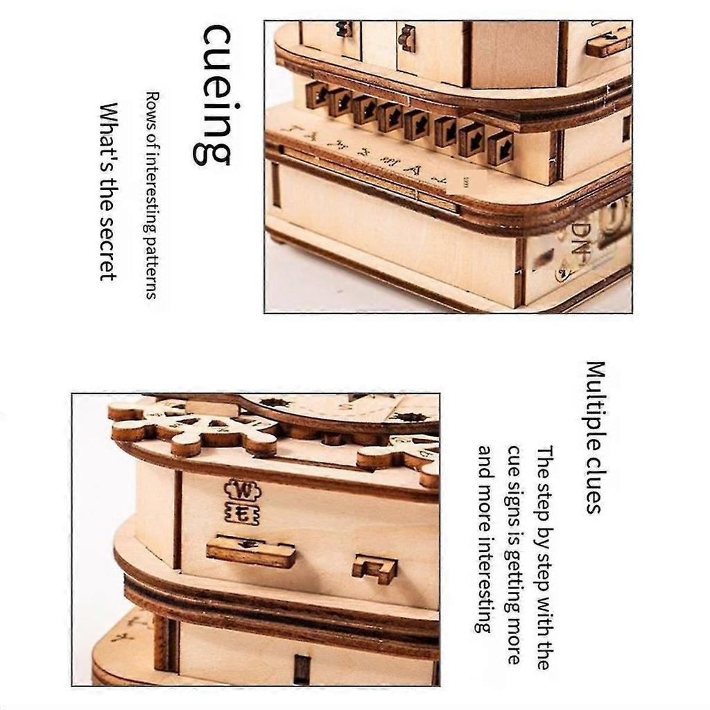 Davy 'locker,puzzle Box,gift Box,wooden Puzzle,wooden Jigsaw For Adults,brain Teaser,birthday Gift Gadget For Men