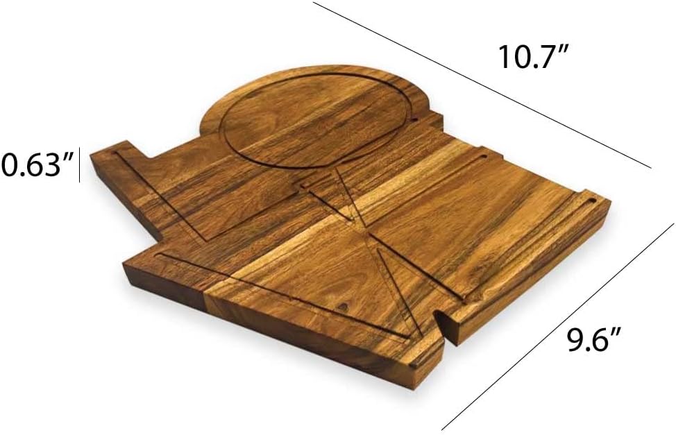 Valentine's Day Gifts Organic Acacia Kitchen Cutting Chopping Charcuterie Board Platter Butcher Block for Cheese and Vegetables Meat