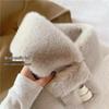 Korean-Style Soft Fuzz Scarf - Cozy Autumn/Winter Plush Neck Warmer