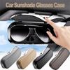 Car Sun Visor Eyeglasses Case & Card Holder