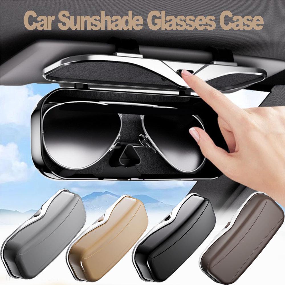 Car Sun Visor Eyeglasses Case & Card Holder