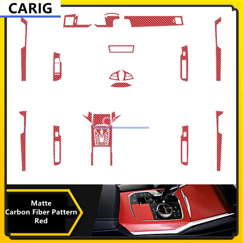 For BYD TANG EV/DMi 21-25 Interior Carbon Fiber Pattern Sticker Protective Film Modification Accessories Refit