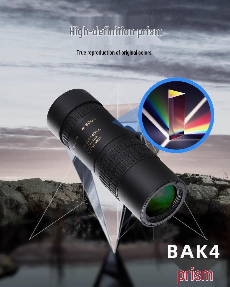Монокулярный телескоп 10-500X40 с зумом HD, профессиональный, портативный, для мобильной фотографии и использования на открытом воздухе