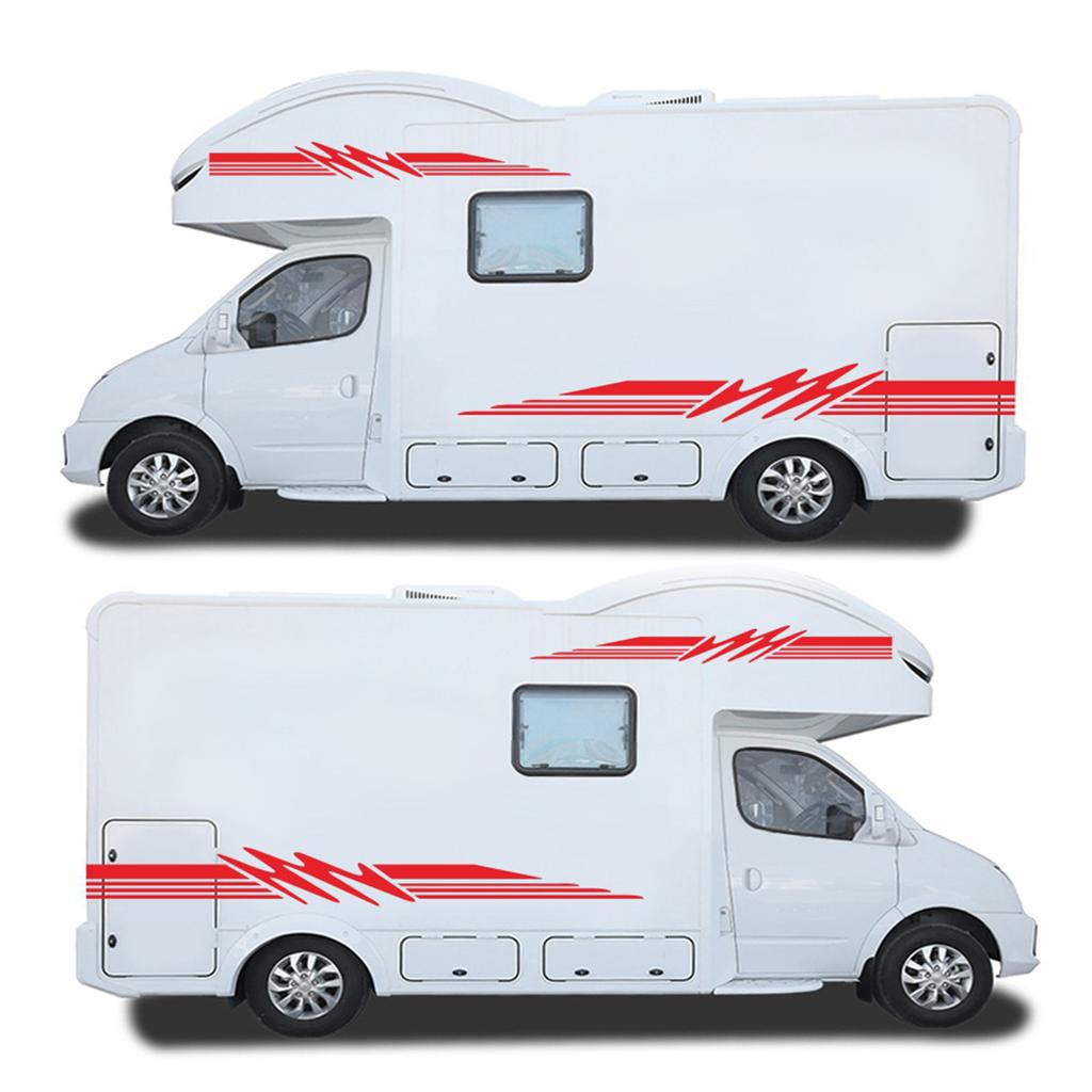 Наклейка на дом на колесах Караван Путешествие Трейлер Кемпер Ван Полосы Графические наклейки Наклейки на автомобиль Автомобиль