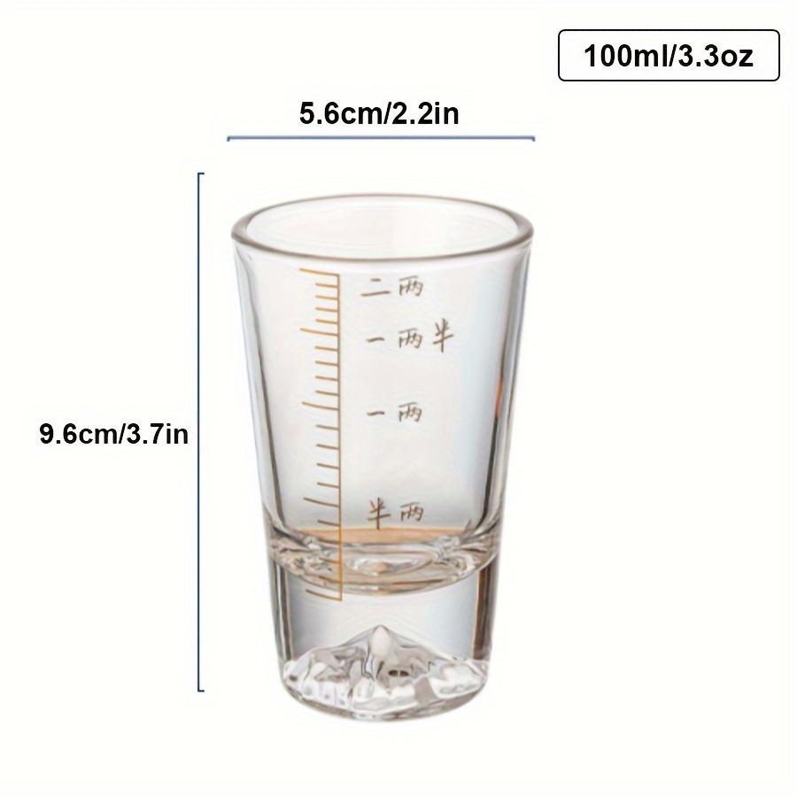 1 шт/6 шт. Горные стаканы для шотов, маленькие винные стаканы, китайские стаканы для байцзю для бара, паба, клуба, ресторана и домашнего использования, посуда для питья