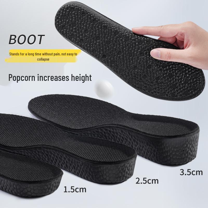 Boost Super Soft Height Increasing Air Cushion Insoles - Unisex Pressure Relief Sports Shoe Pads
