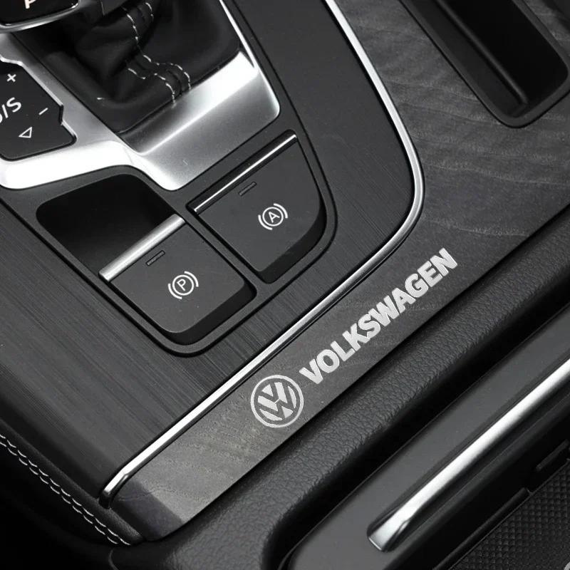 For VW Hot 2025 New 4/10pcs 3D Metal Car Interior Dekoration Stickers Badges Auto Styling For Volkswagen VW Scirocco GOLF MK6 Po