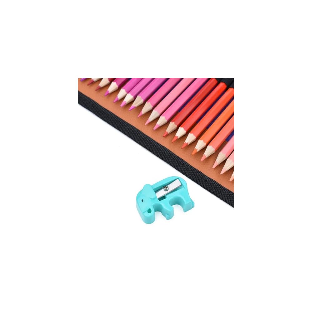 Souyos 72-Color Oil-Based Colored Pencil Set for Coloring and Drawing, with Storage Case and Pencil