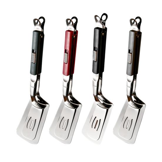 Зажим для гриля из нержавеющей стали, термостойкий, легко моется, многофункциональный, щипцы для гриля, кулинария, щипцы для стейка, рыбы, хлеба, гамбургера, блинов