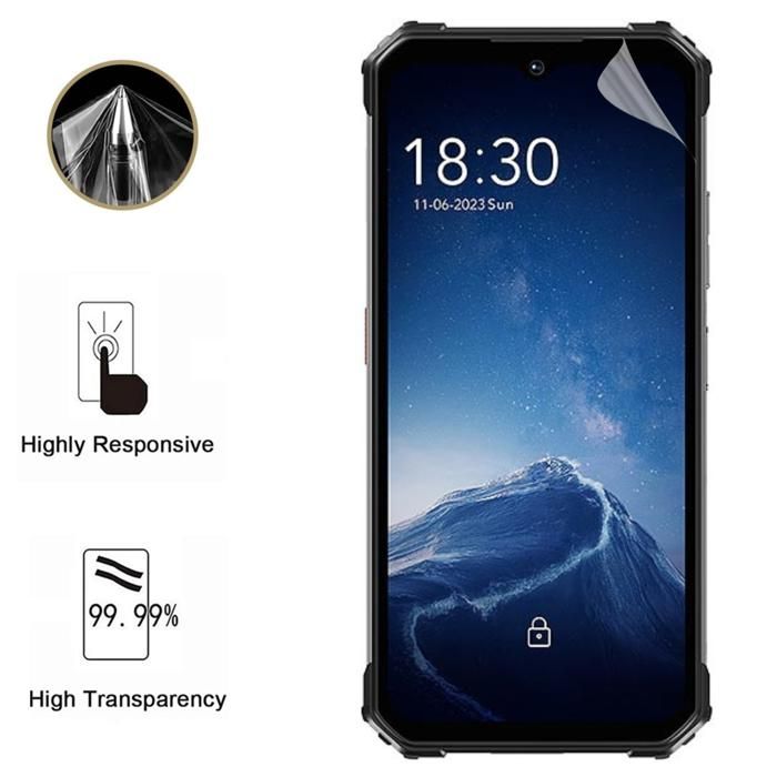 Защитная пленка - Phonillico - Oukitel WP26 - Упаковка 2 шт. - Ультратонкая - Устойчивая к царапинам