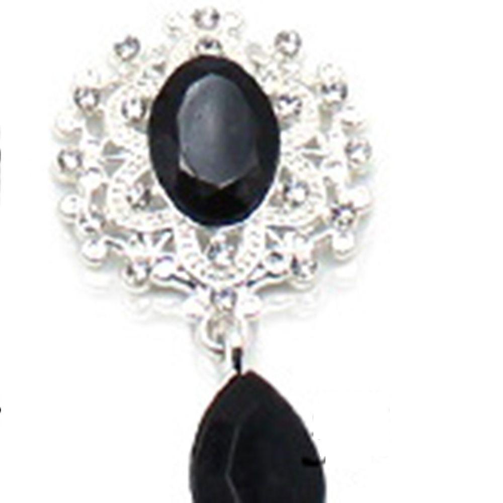 Faceplate Garment Decorative Water Droplets Sewing Button Alloy Rhinestone Pendant Scrapbooking