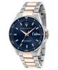 Sfida Blue Dial Two Tone Stainless Steel Quartz R8853140003 100M Men's Watch