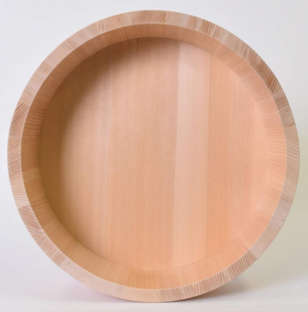 Kiso Crafts Ohitsu Made In Japan Wooden Sawara Sushi Rice Table 36cm Approximately 7 Servings FH-36