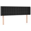 VidaXL Headboard with Ears Black 147x16x78-88 Cm Faux Leather3118858