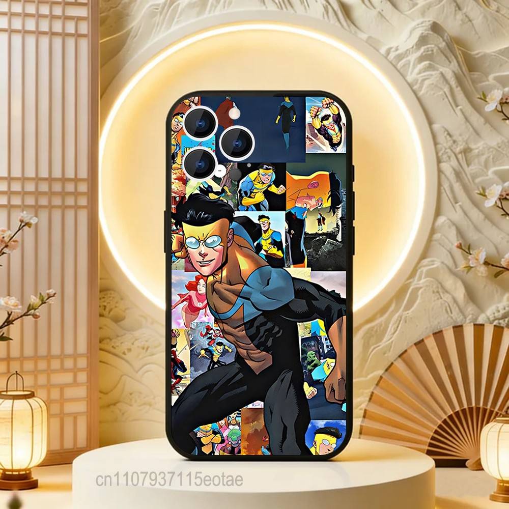 Анимация для взрослых l-Invincible Для iPhone 12,16,13,14,15,17,11,Pro,Max,Plus,E,Air,Mini ТПУ Мягкий к коже Чехол для телефона