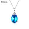 Женское ожерелье Lindon из медного сплава с цирконием, кулон для женщин, вечерние подарки, модный подарок