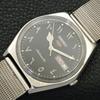 ВИНТАЖНЫЕ СЕЙКО 5 АВТОМАТИЧЕСКИЕ ЯПОНИЯ 6309A МУЖСКИЕ ЧАСЫ С ЧЕРНЫМ ЦИФЕРБЛАТОМ И АРАБСКИМИ ЦИФРАМИ a701319-5