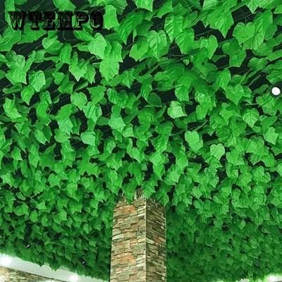 Имитация виноградных листьев Виноградные лозы Листья Потолки Цветочные лозы Декоративные зеленые листья Растения Виноградные лозы Водопроводные трубы для блокировки пластиковых искусственных цветов