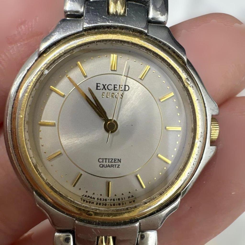 Б/у [Рабочий предмет] Женские часы CITIZEN EXCEED комбинированного цвета