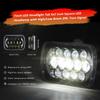 2Pcs 7inch LED Headlight 7x6 5x7 Inch Square LED Headlamp with HighLow Beam DRL Turn Signal 200W