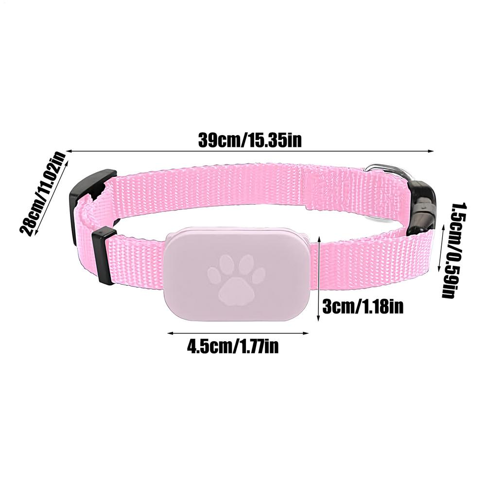 Cats Kitten Tracking Collar Safety Protection Long-Lasting Battery Pet Cat Locate Supplies for Medium Large Puppy