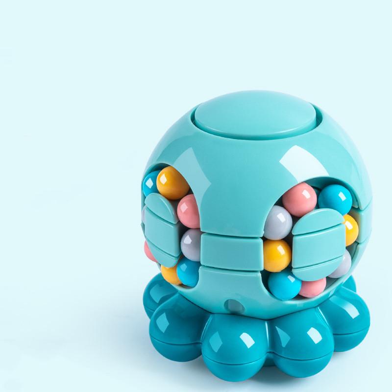 Волшебный кубик-боб для пальцев, вращающаяся игрушка для снятия стресса для взрослых, детей, антистресс, снятие тревоги, кубик-непоседа, подарки, игрушки-головоломки