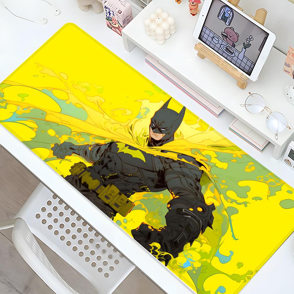 B-BatmanS Игровой коврик для мыши с блокирующим краем Большой для компьютера Игрока Большой Резиновый Аниме Арт Коврик для мыши Ноутбук Настольный коврик