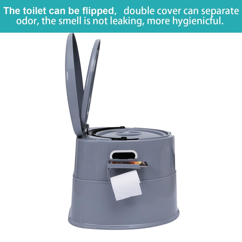 Портативный дорожный туалет для кемпинга и пеших прогулок, мобильный туалет для детей и взрослых, уличный домашний туалет для пожилых людей, больница, дорожная лодка для беременных